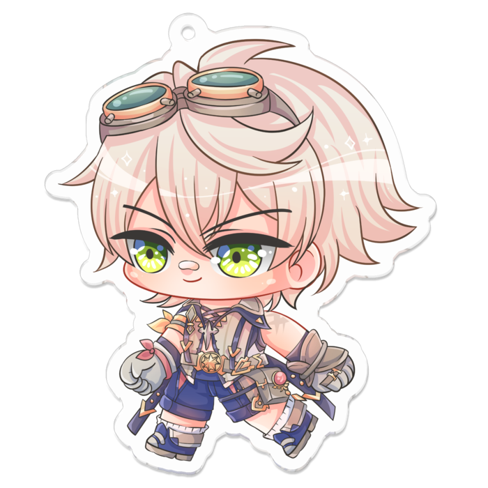 アクリルキーホルダー - 70 x 70 (mm)