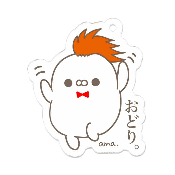 アクリルキーホルダー（コーティング） - 50 x 50 (mm)