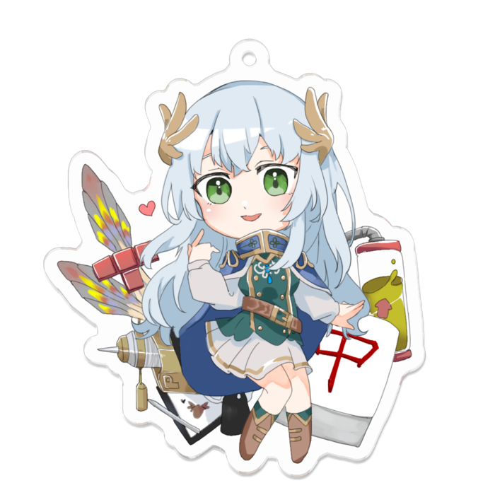 アクリルキーホルダー - 70 x 70 (mm)