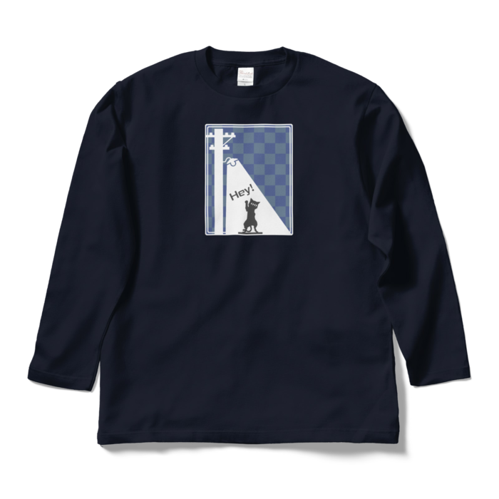 ロングスリーブTシャツ - L - ネイビー