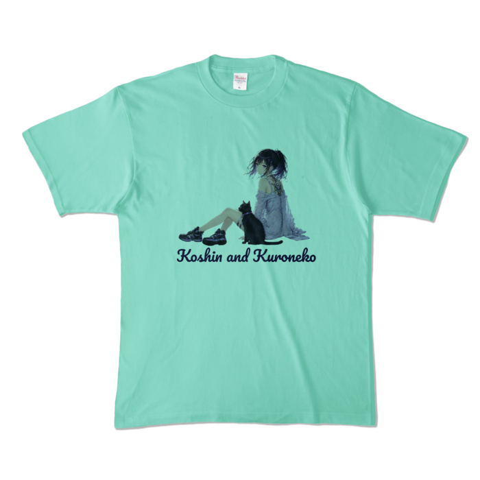 カラーTシャツ - XL - アイスグリーン (淡色)