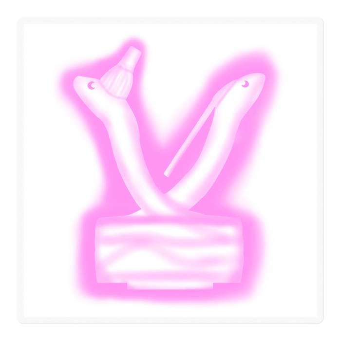 ステッカー - 100 x 100 (mm)