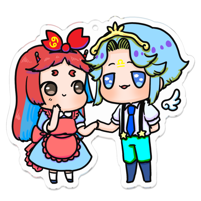 アクリルキーホルダー - 70 x 70 (mm)