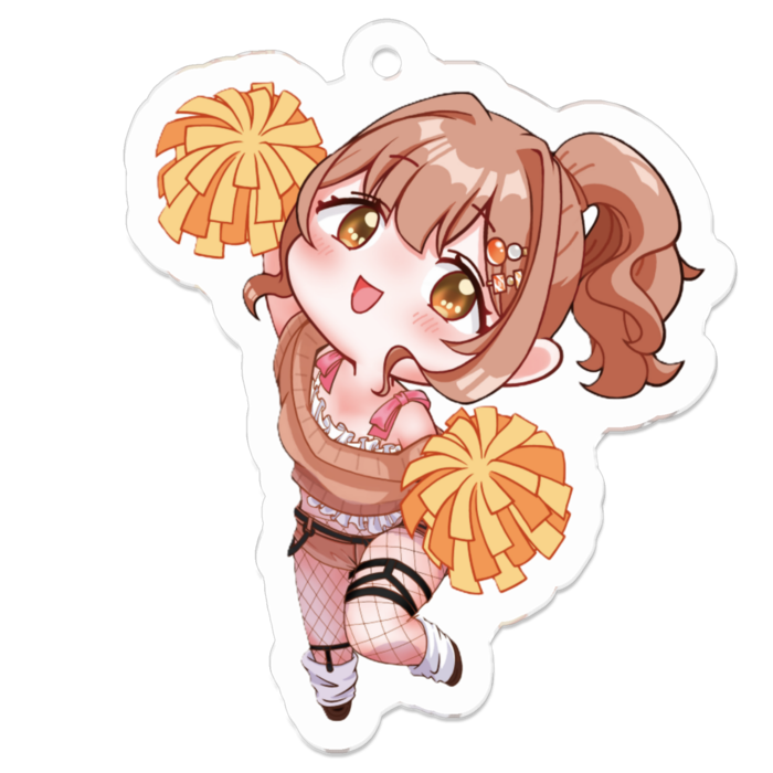 アクリルキーホルダー - 50 x 50 (mm)