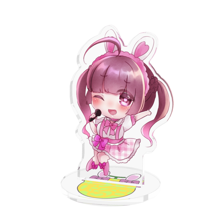 アクリルフィギュア（きゃぴ眉ウインク） - 70x70mm