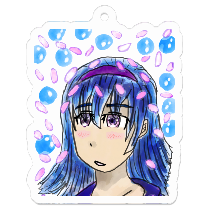 アクリルキーホルダー - 50 x 50 (mm)