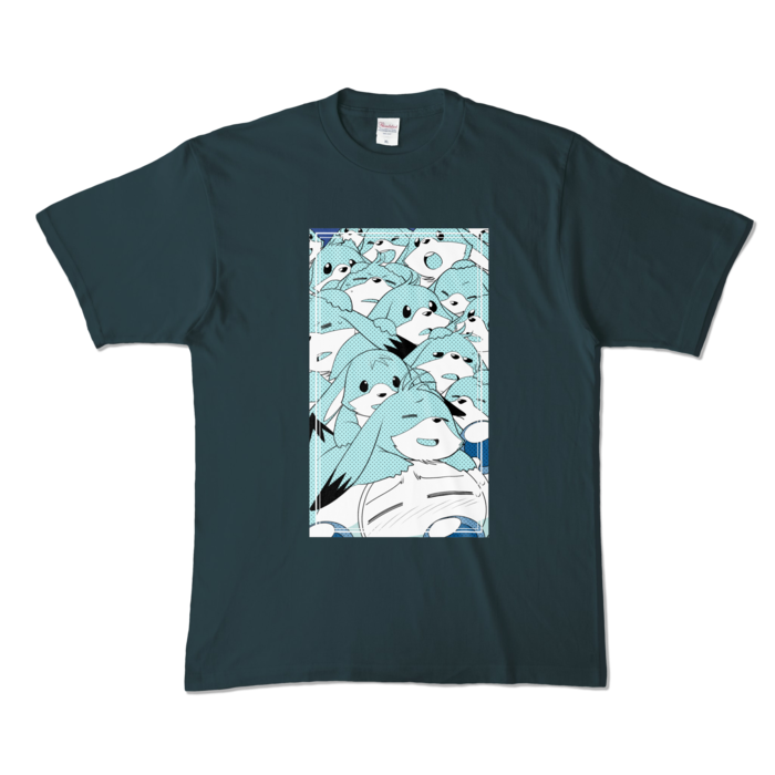 カラーTシャツ - XL - デニム (濃色)