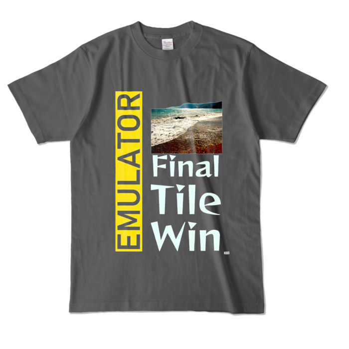 カラーTシャツ - L - チャコール (濃色)