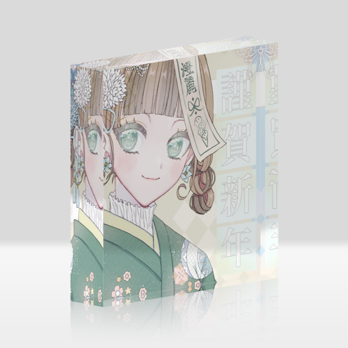 アクリルブロック - 100x100mm