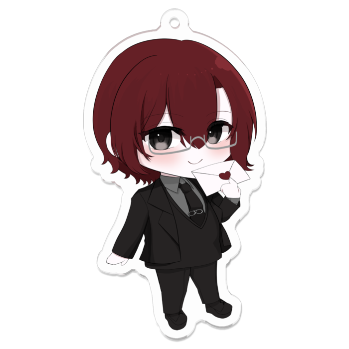 巫司アクリルキーホルダー（コーティング） - 70 x 70 (mm)