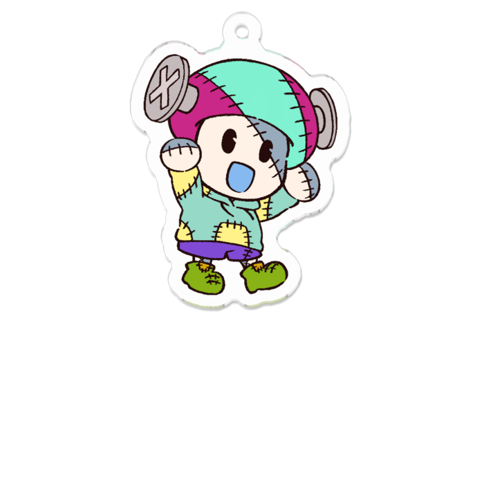 たちばな【ハロウィン】アクキー（70x70mm）