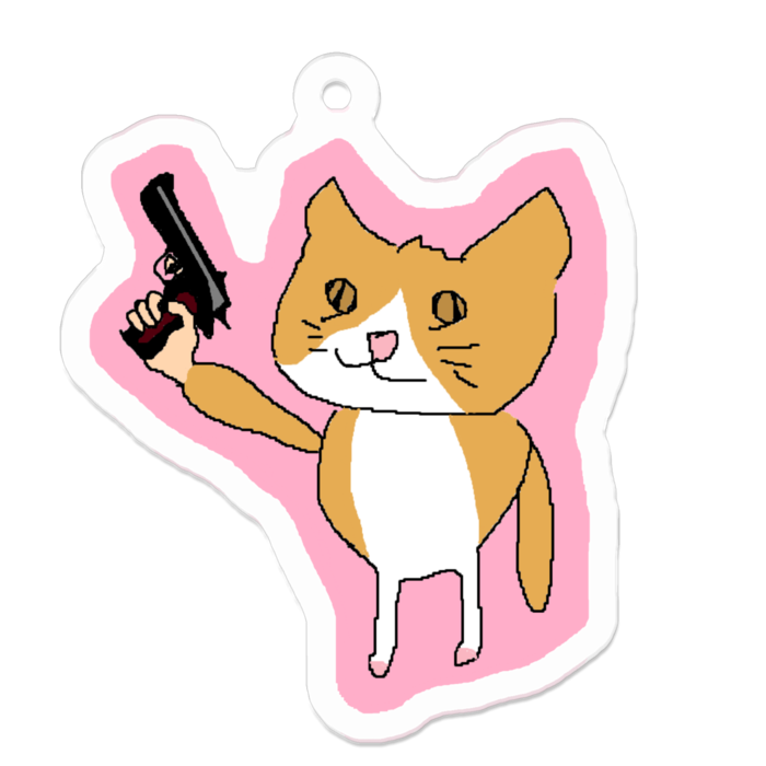 アクリルキーホルダー - 50 x 50 (mm)