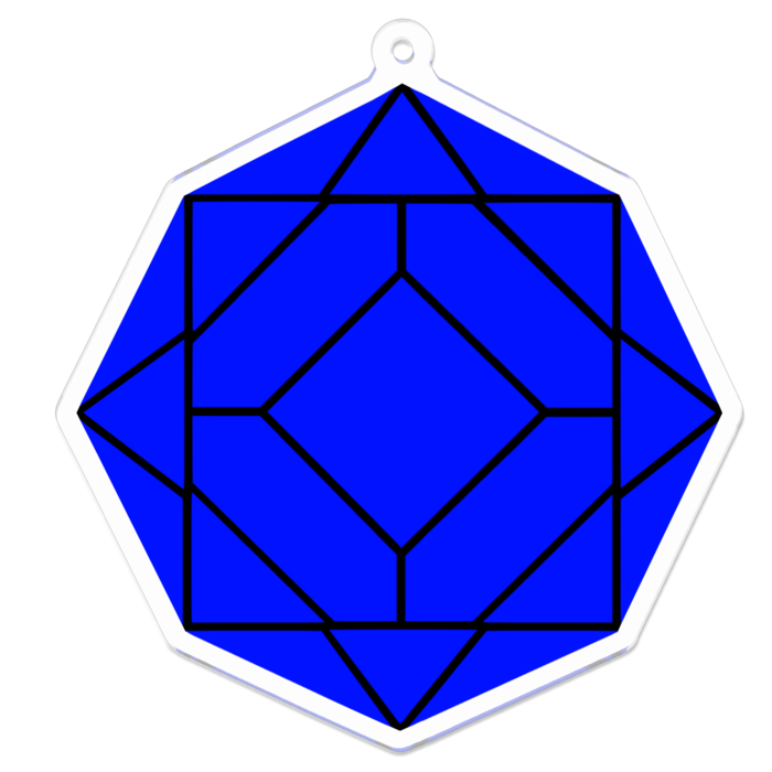 アクリルキーホルダー - 70 x 70 (mm)