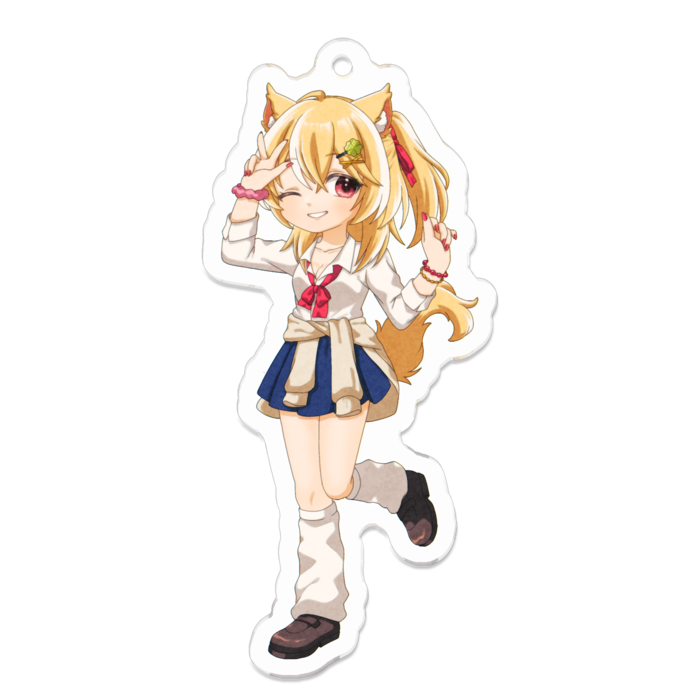 猫神(ギャル) - 70 x 70 (mm)