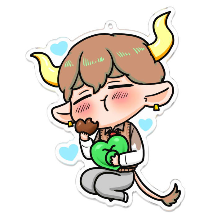 アクリルキーホルダー - 100 x 100 (mm)