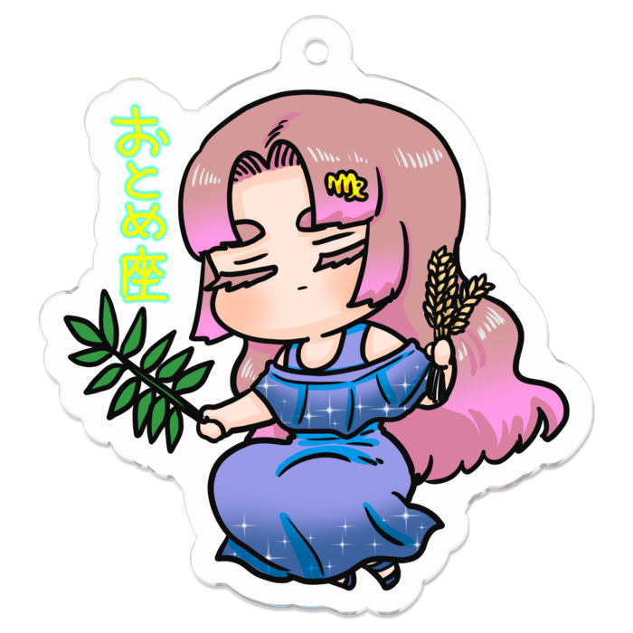 アクリルキーホルダー - 50 x 50 (mm)