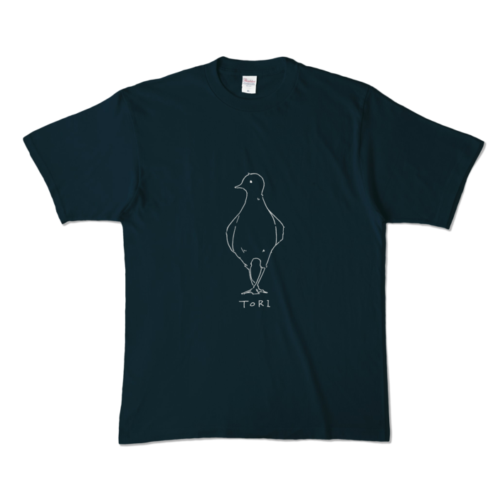 カラーTシャツ - XL - ネイビー (濃色)