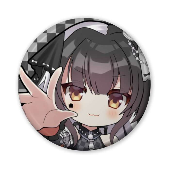 チェックメイト 缶バッジ 56mm