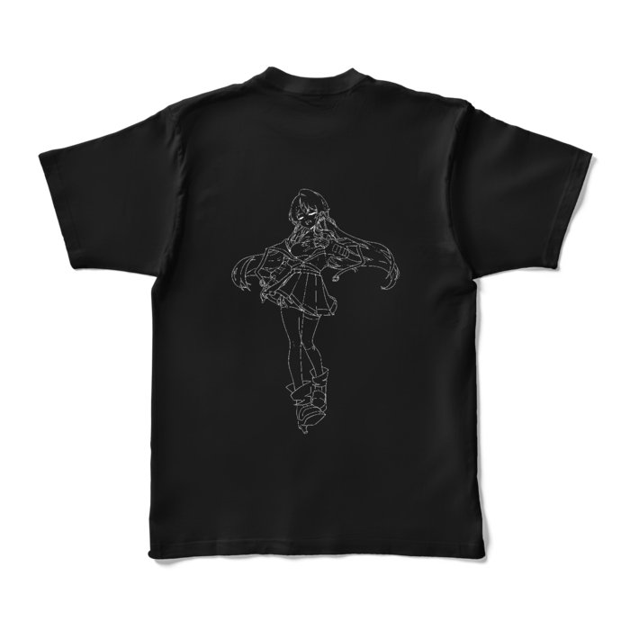 カラーTシャツ - XL - ブラック (濃色)