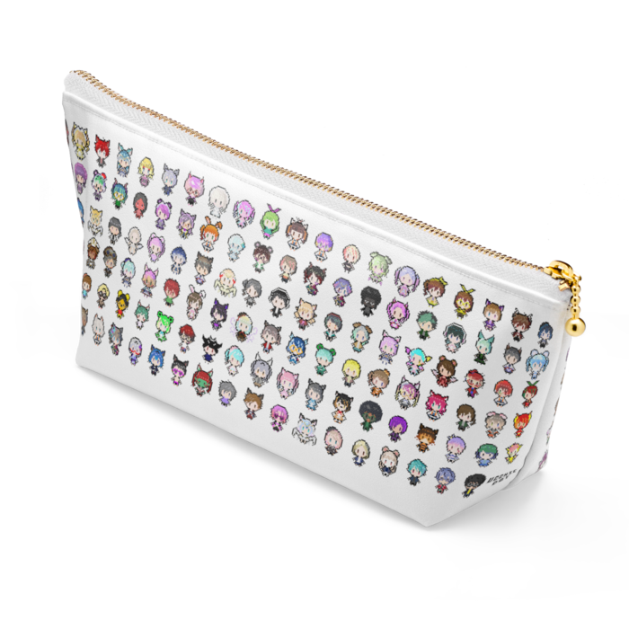 ポーチ - 長さ21.5cm / 高さ10cm - ホワイト