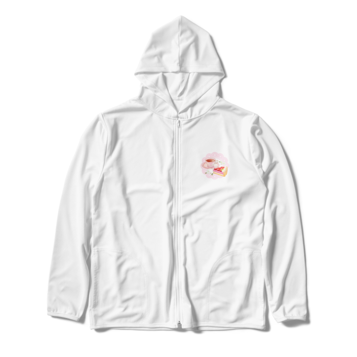 ジップパーカー - XL - ホワイト