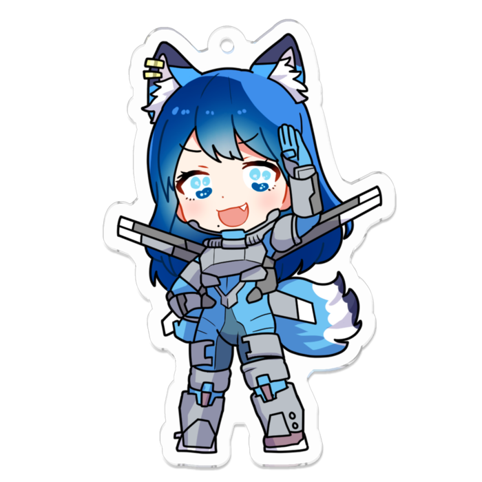 アクリルキーホルダー - 70 x 70 (mm)