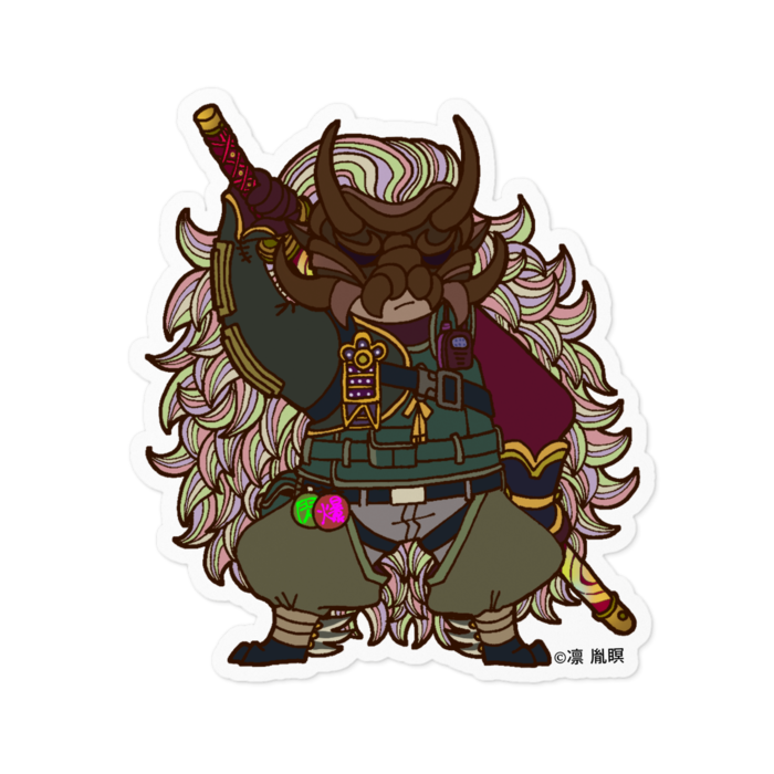 ステッカー - 100 x 100 (mm)