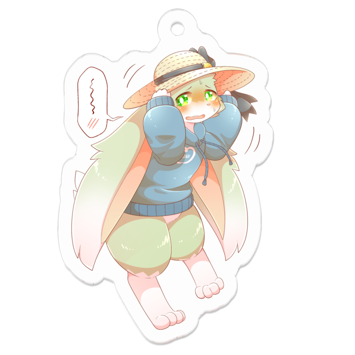 アクリルキーホルダー（コーティング） - 50 x 50 (mm)