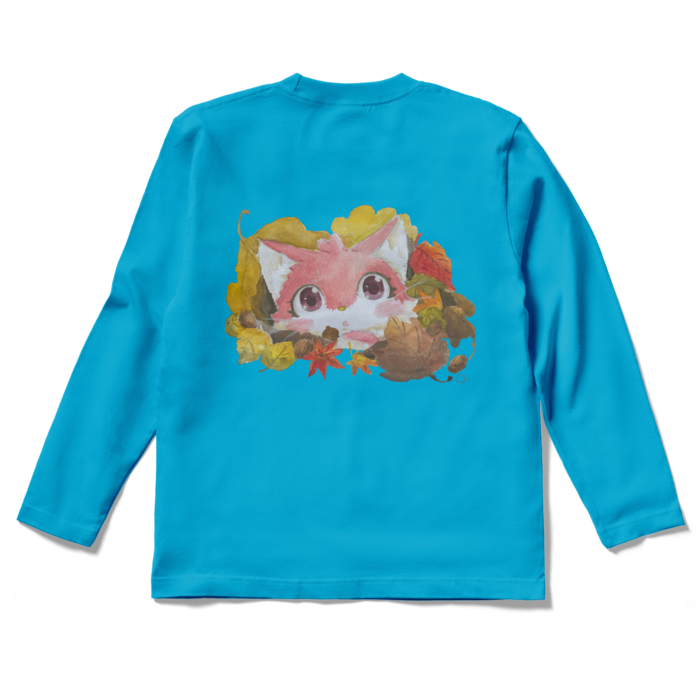 ロングスリーブTシャツ - S - ターコイズ(1)