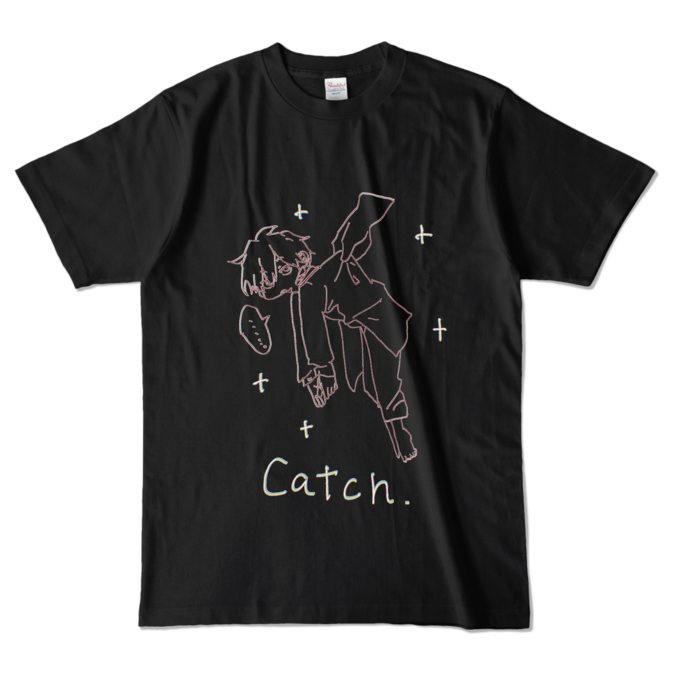 カラーTシャツ - L - ブラック (濃色)