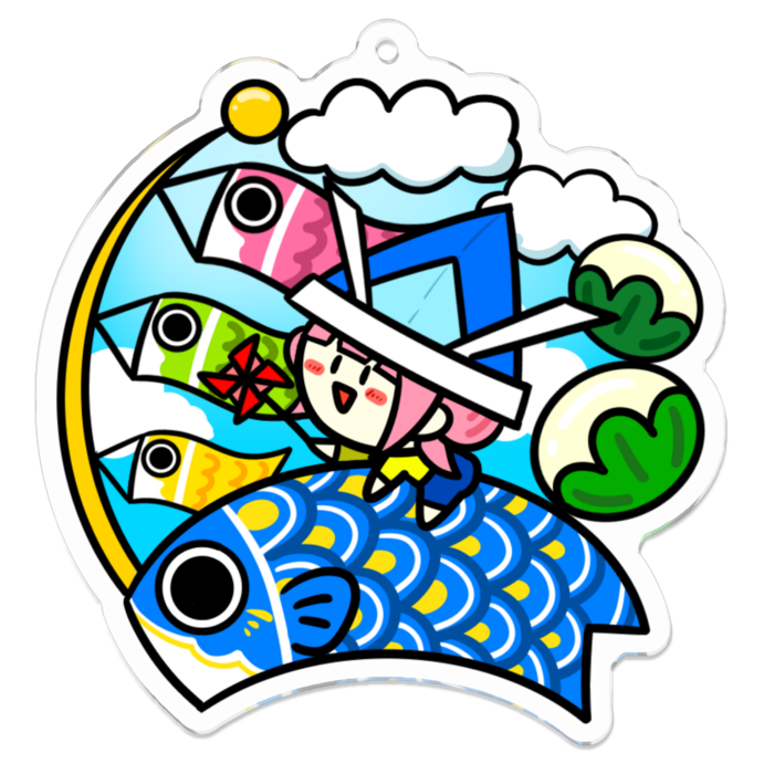 アクリルキーホルダー - 70 x 70 (mm)