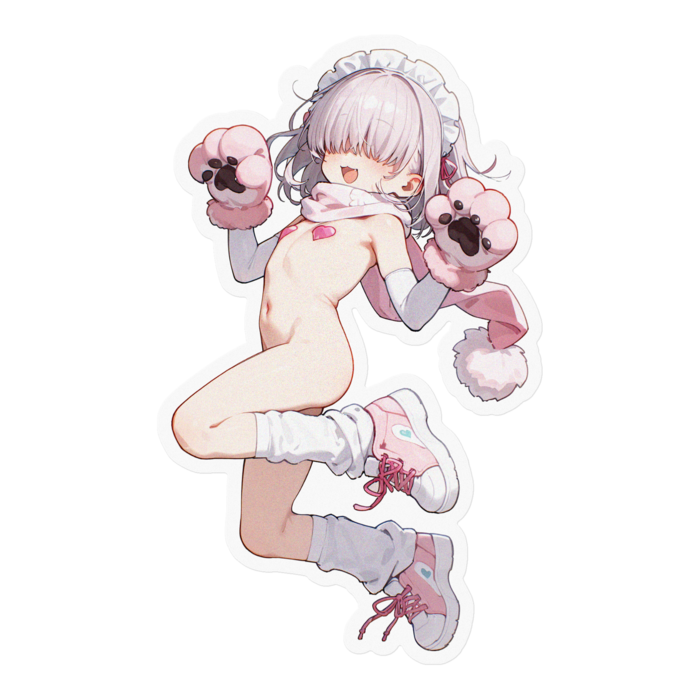 クリアステッカー - 100 x 100 (mm)