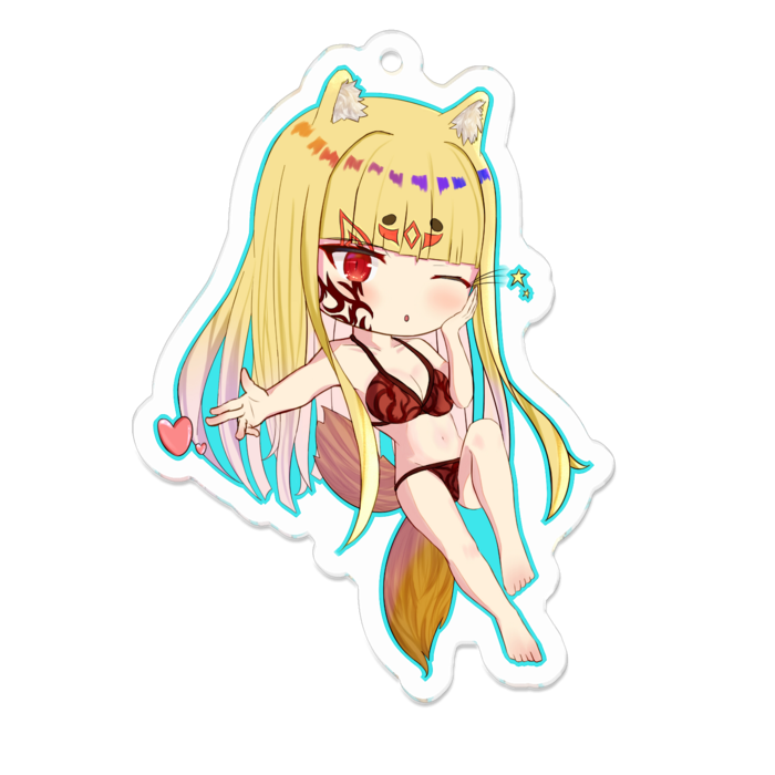 アクリルキーホルダー - 70 x 70 (mm)