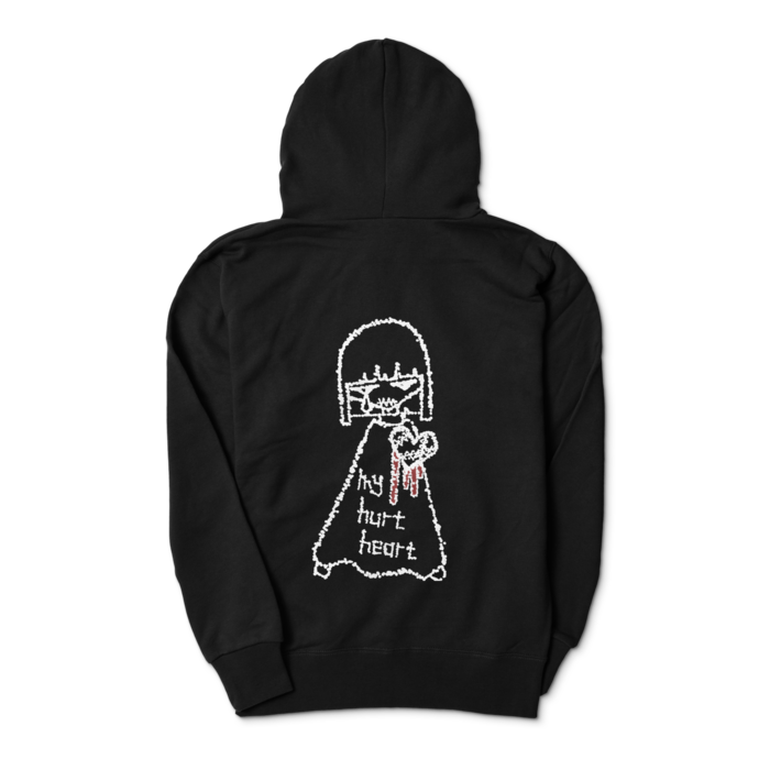 ジップパーカー - S - 背面