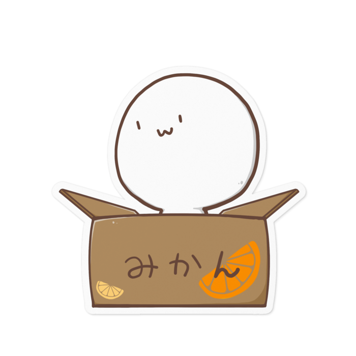 ステッカー - 100 x 100 (mm)