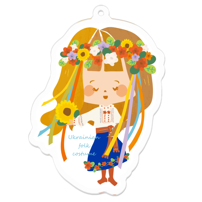 アクリルキーホルダー - 70 x 70 (mm)