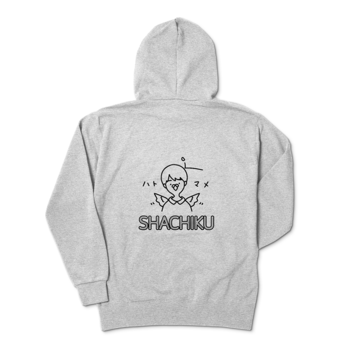 パーカー - XL - 杢グレー