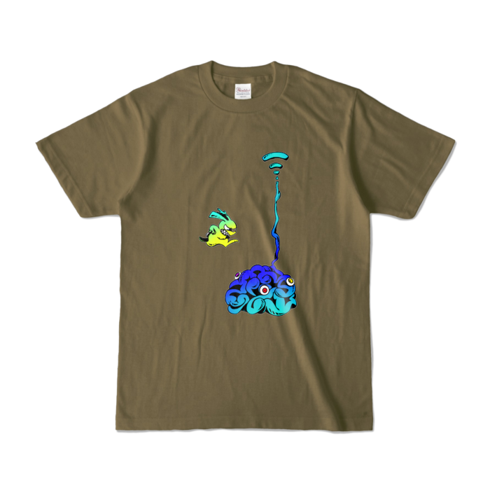 カラーTシャツ - S - オリーブ (濃色)
