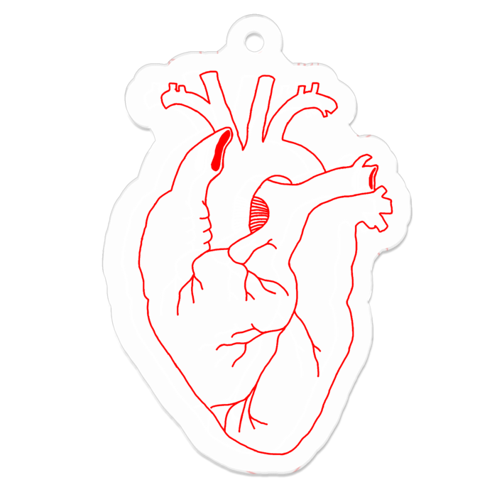 アクリルキーホルダー - 50 x 50 (mm)