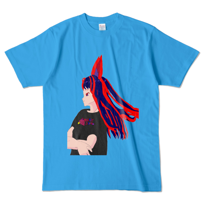 カラーTシャツ - L - ターコイズ (濃色)