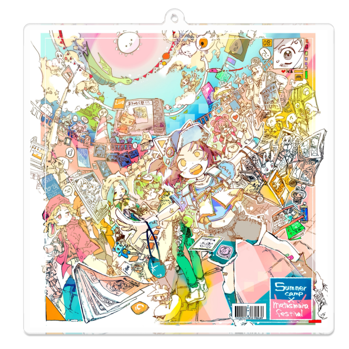 アクリルキーホルダー - 100 x 100 (mm)