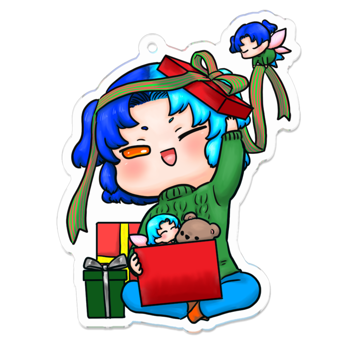 アクリルキーホルダー - 70 x 70 (mm)