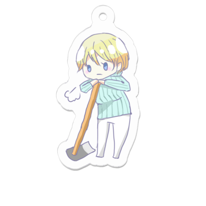 アクリルキーホルダー - 50 x 50 (mm)