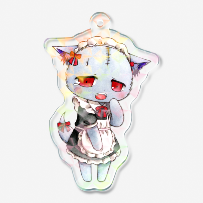 ホログラムアクリルキーホルダー - 50 × 50mm