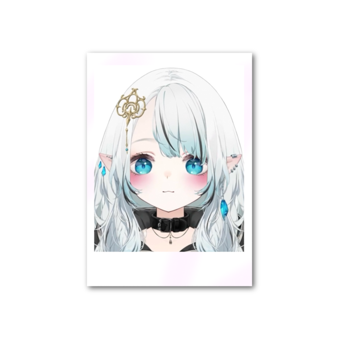 フォト風カード - 縦 - 片面