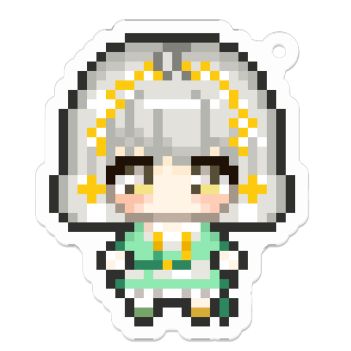 アクリルキーホルダー（コーティング） - 50 x 50 (mm)