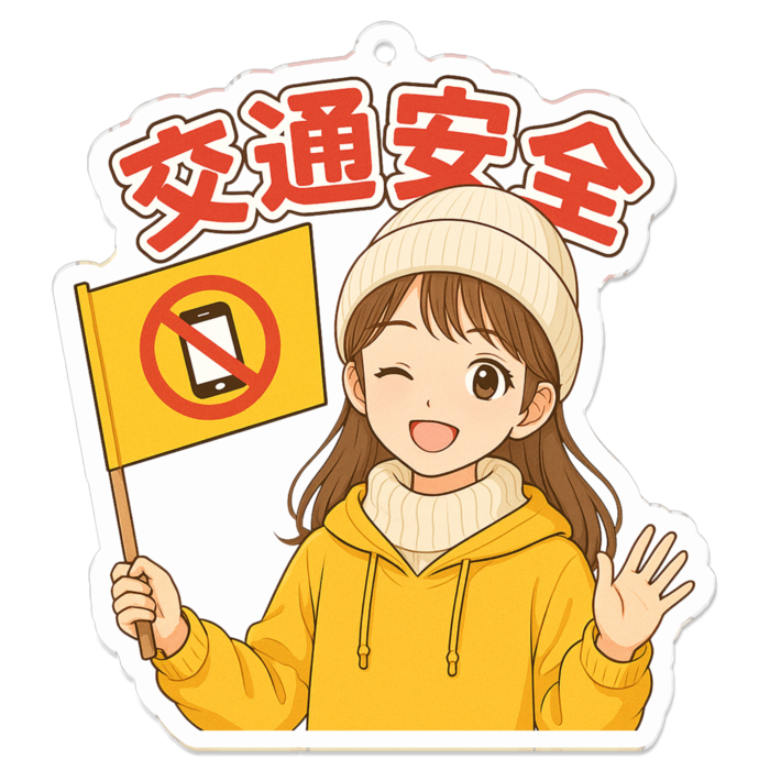 アクリルキーホルダー（コーティング） - 70 x 70 (mm)