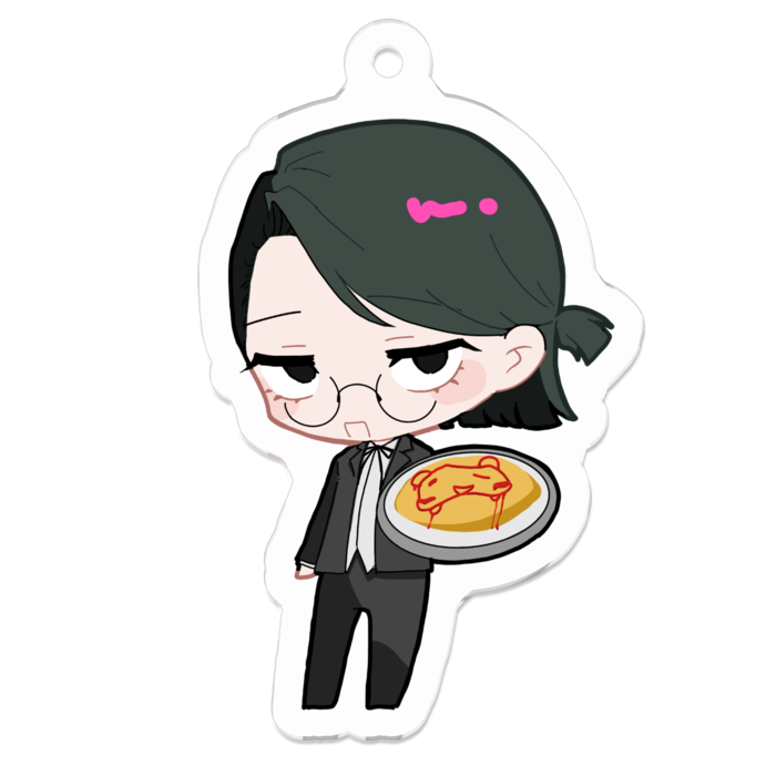 アクリルキーホルダー - 50 x 50 (mm)