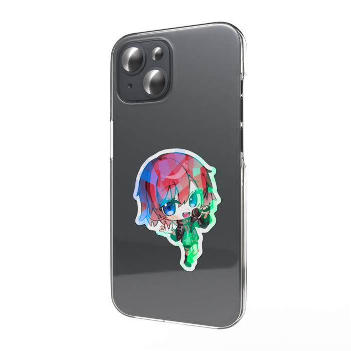 ホログラムスマホステッカー - 縦