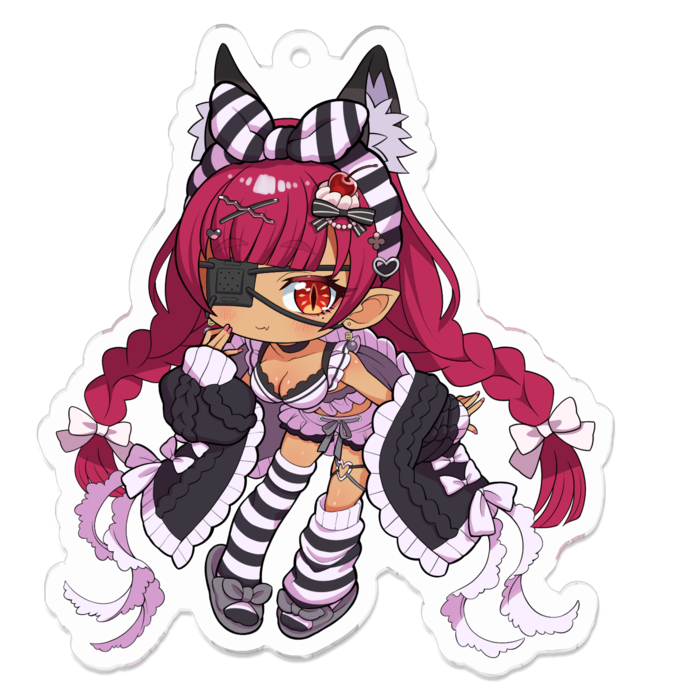 アクリルキーホルダー - 70 x 70 (mm)